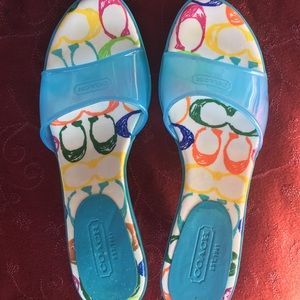 Coach Signature Michelle Mules Size 8.5